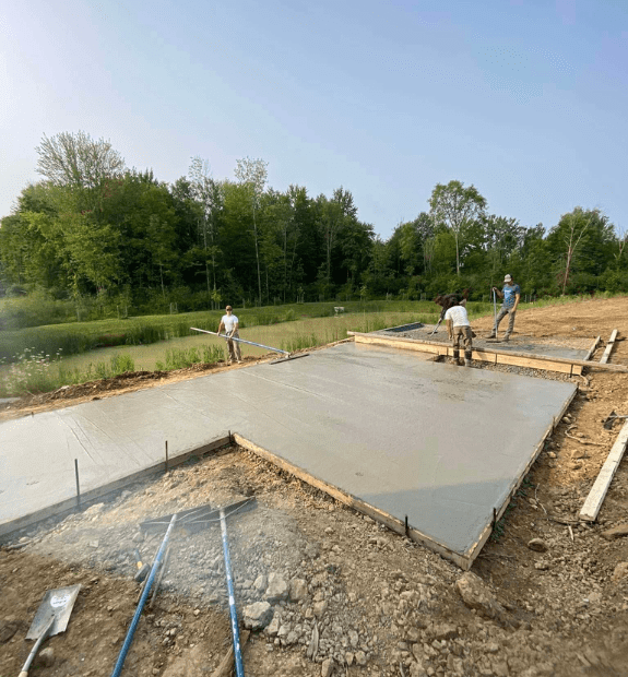 Concrete installation service image from Stonework's Landscaping