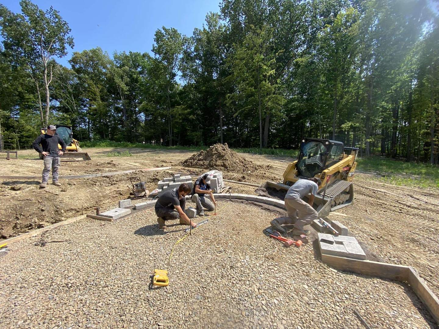 Concrete walkway and entry surface