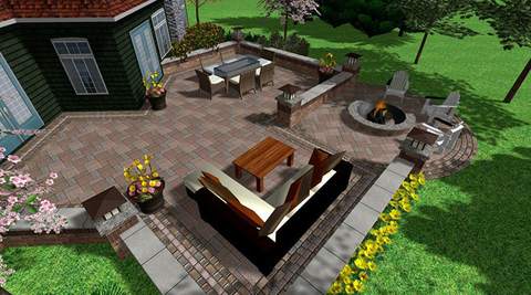 Landscape design planning example
